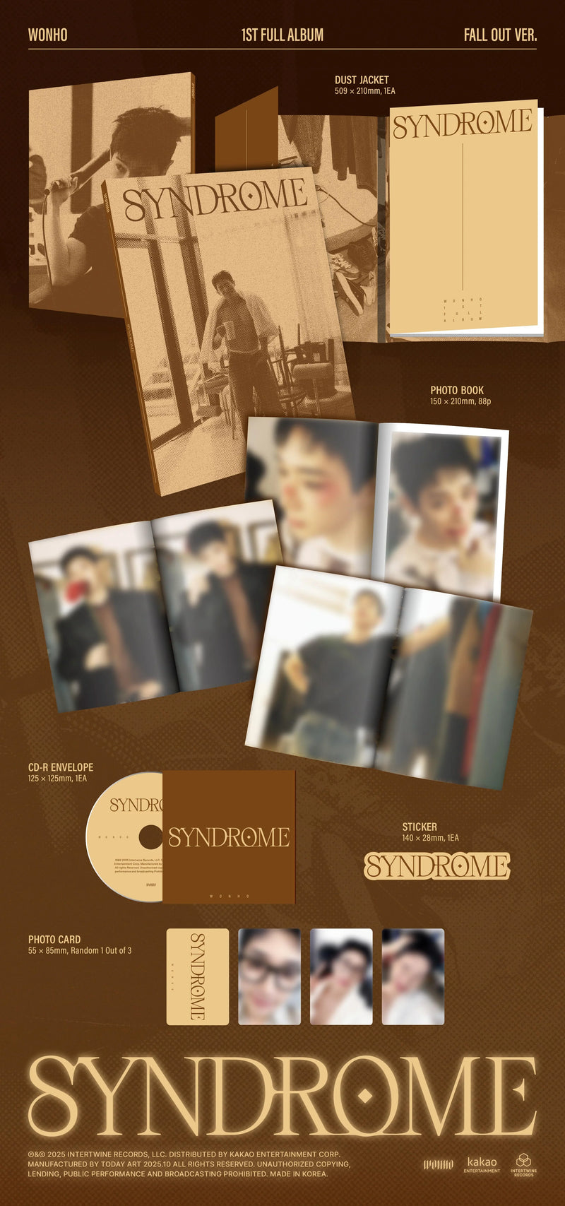 WONHO - 1ST ALBUM - SYNDROME