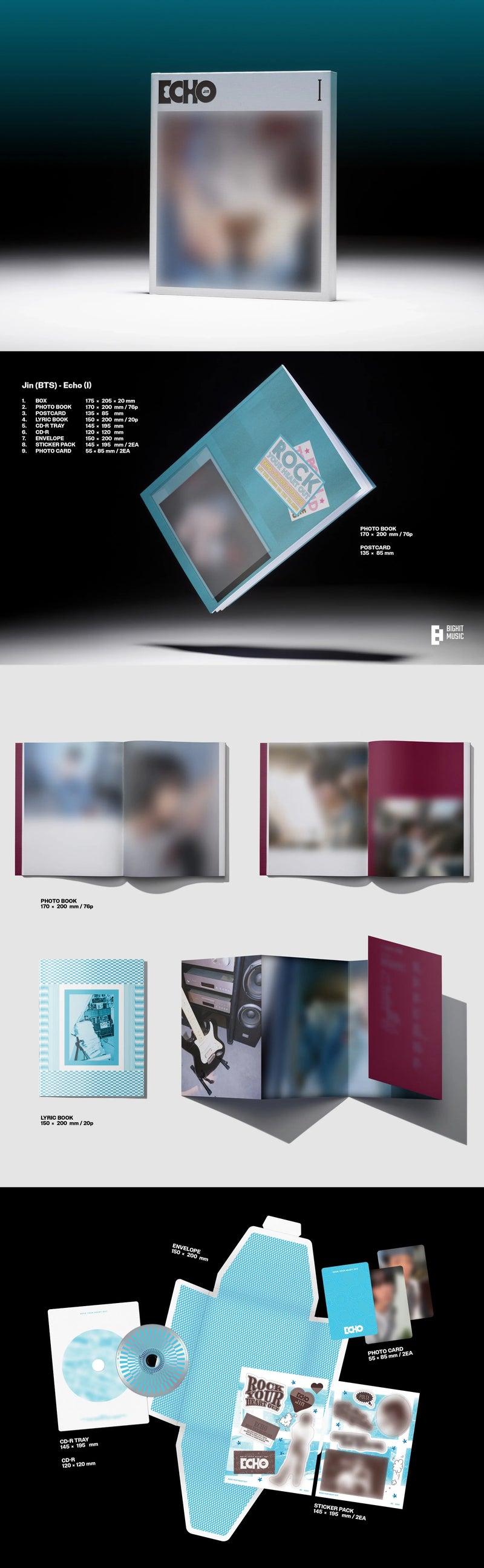 BTS - JIN - 2ND MINI ALBUM - ECHO