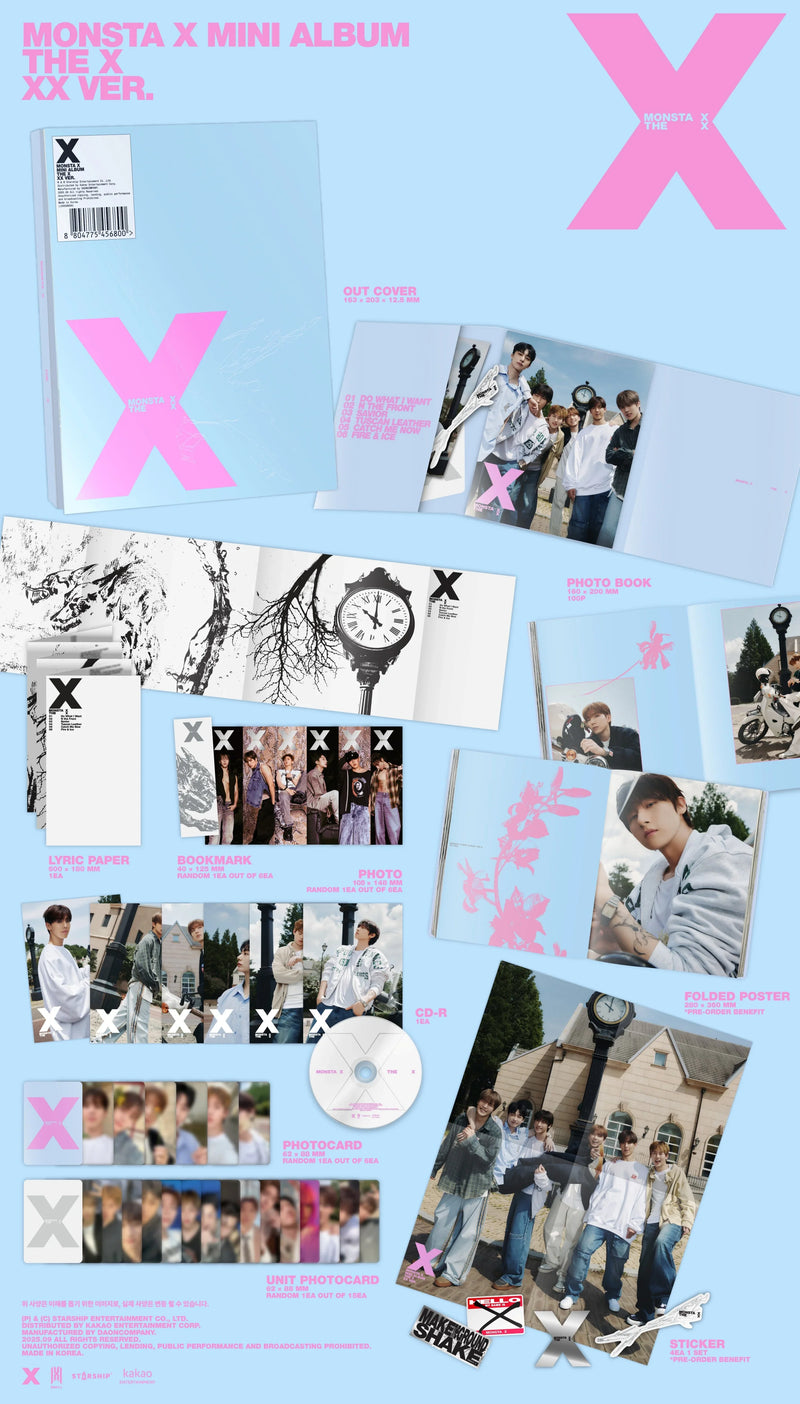 MONSTA X - 13TH MINI ALBUM - THE X