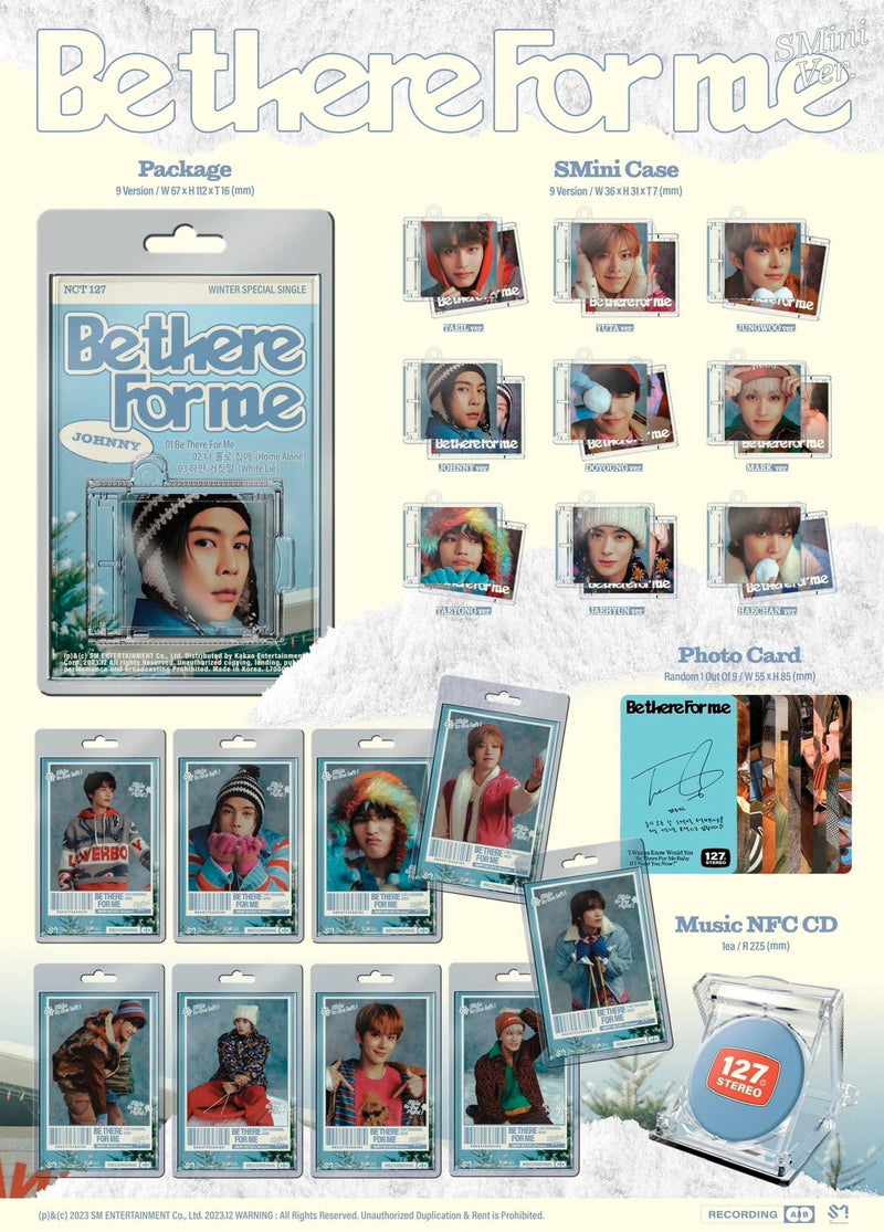 NCT 127 – WINTER SPECIAL SINGLE - BE THERE FOR ME (SMINI VER.)