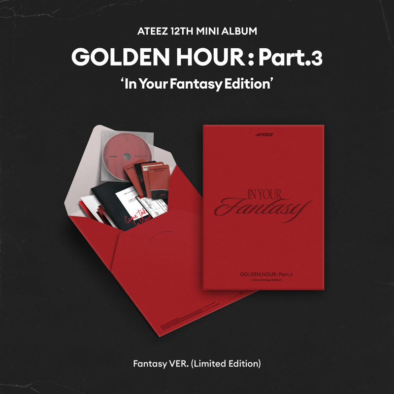 ATEEZ - GOLDEN HOUR : PART.3 IN YOUR FANTASY EDITION FANTASY VER (LIMITED EDITION)