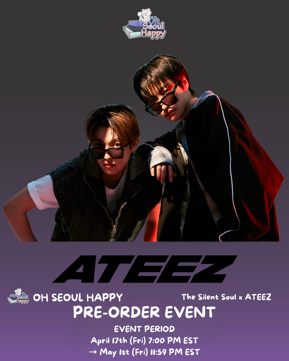 ATEEZ x THE SILENT SOUL | ATEEZ HONGJOONG SEONGHWA x AT SQUARE