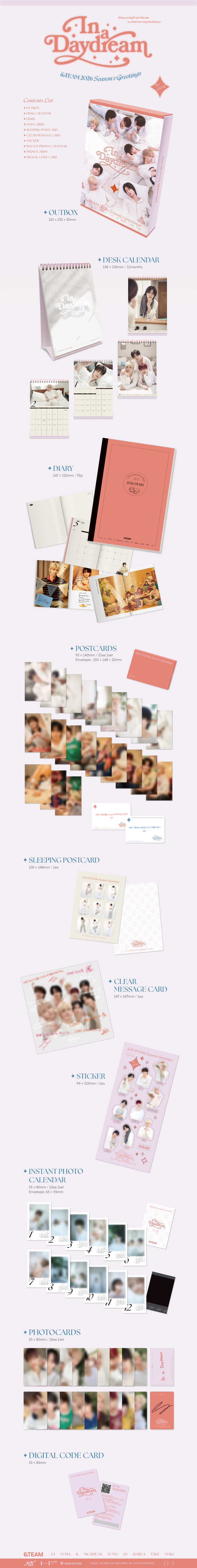 (PREORDER) &TEAM 2026 SEASON'S GREETINGS 'In a Daydream'