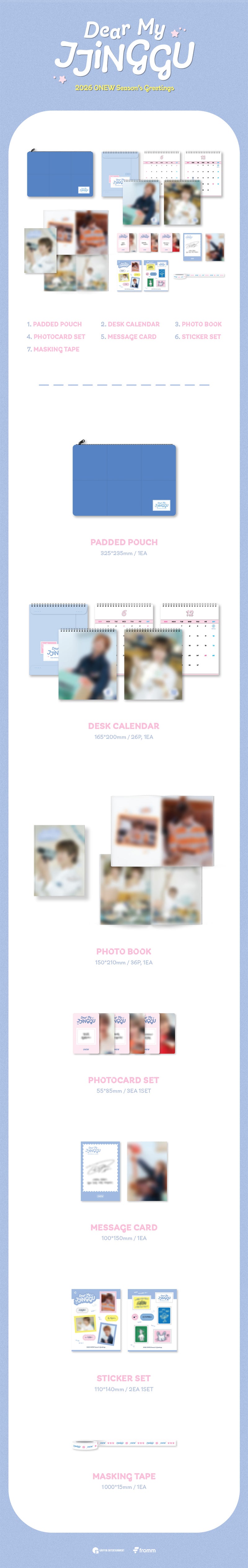 (PREORDER) 2026 ONEW SEASON'S GREETINGS [Dear My JJINGGU]