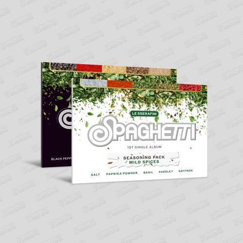 LE SSERAFIM - 1ST SINGLE ALBUM 'SPAGHETTI' (WEVERSE ALBUM ver.)