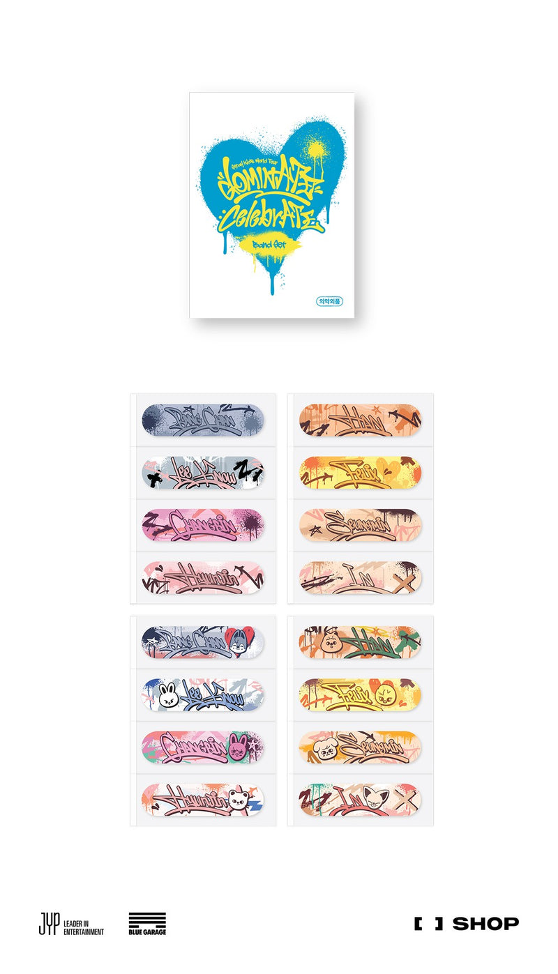 (PREORDER) STRAY KIDS - dominATE : celebrATE WORLD TOUR OFFICIAL MERCH - BAND AID SET
