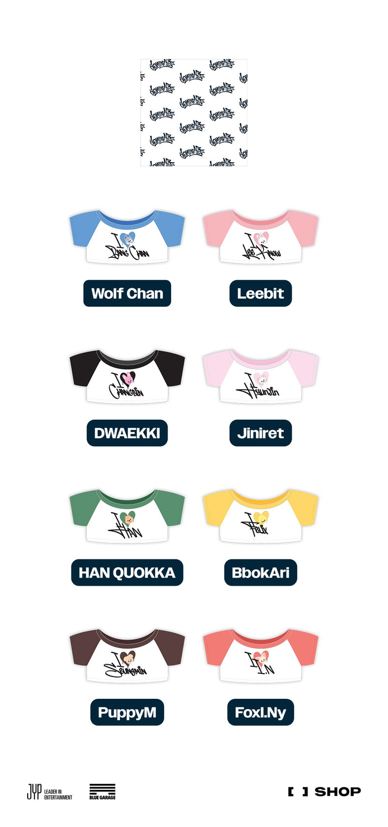 (PREORDER) STRAY KIDS - dominATE : celebrATE WORLD TOUR OFFICIAL MERCH - SKZOO STANDING PLUSH OUTFIT