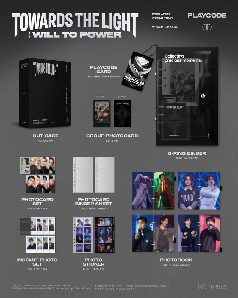 (PREORDER 2/24-3/9) ATEEZ - 2025 ATEEZ WORLD TOUR [TOWARDS THE LIGHT : WILL TO POWER] FINALE IN SEOUL