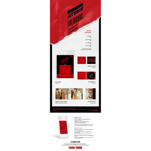 (PREORDER 4/16) ATEEZ - REPACKAGE TREASURE EP.2 : ZERO TO ONE (PLATFORM VER.)