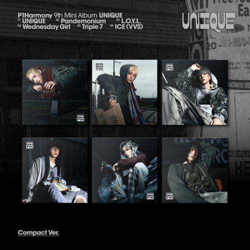 P1HARMONY - 9TH MINI ALBUM - UNIQUE (COMPACT VER.)