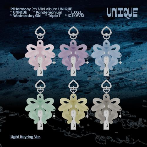 P1HARMONY - 9TH MINI ALBUM - UNIQUE (LIGHT KEYRING VER.) (LIMITED VER)