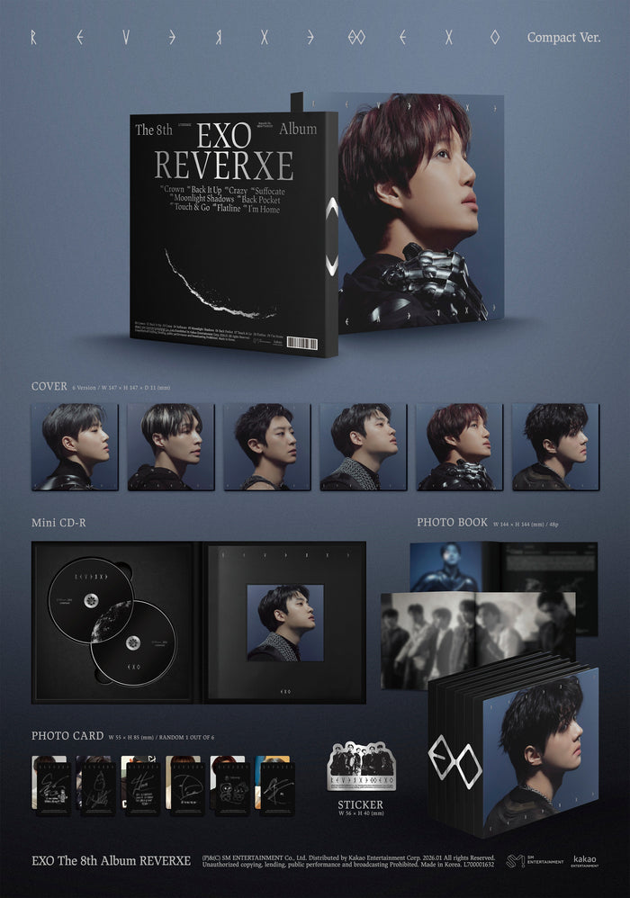 PREORDER) EXO - 8TH ALBUM - REVERXE (COMPACT VER.) — Oh Seoul Happy
