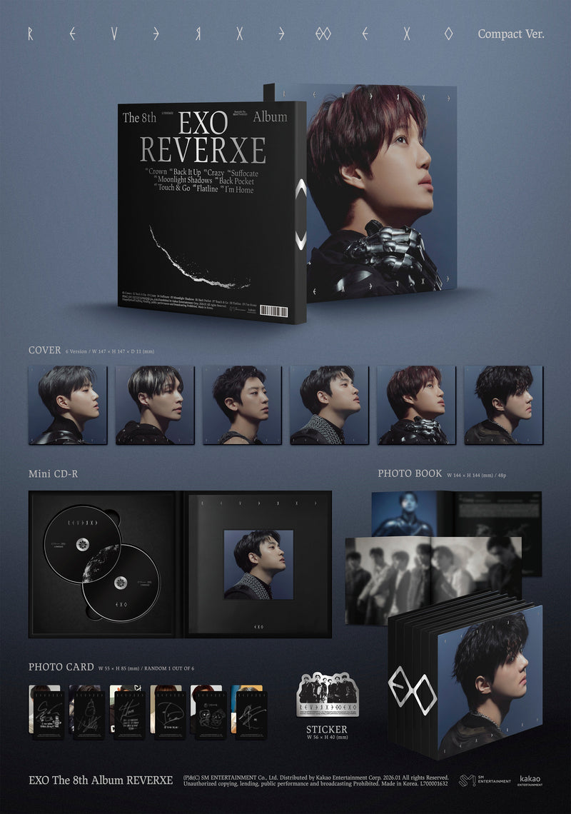 (PREORDER) EXO - 8TH ALBUM - REVERXE (COMPACT VER.)