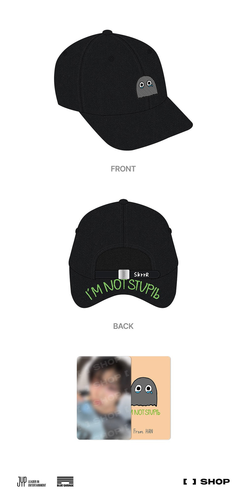 (PREORDER) STRAY KIDS - dominATE : celebrATE WORLD TOUR OFFICIAL MERCH - BALL CAP BY HAN