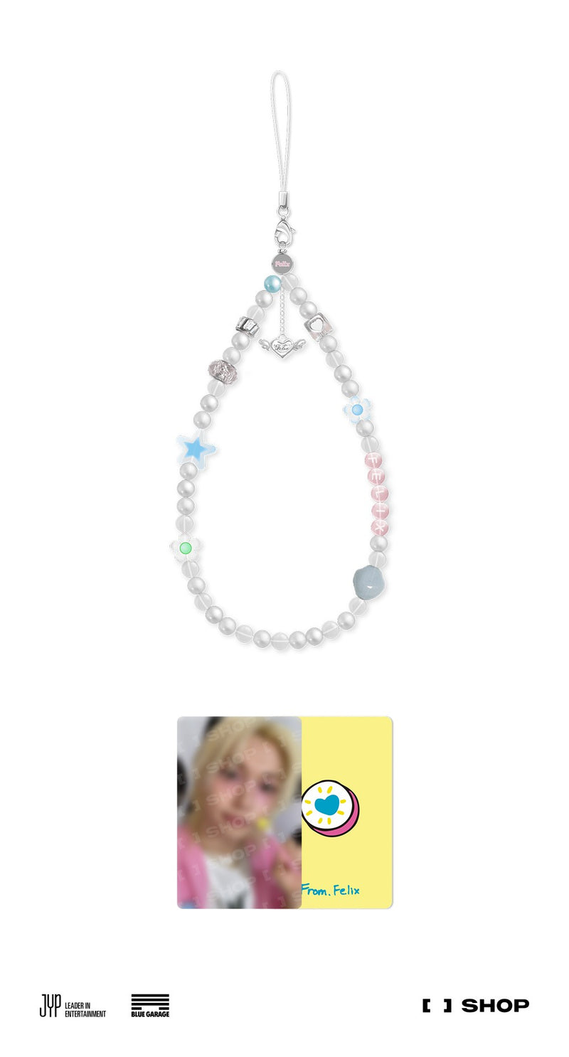 (PREORDER) STRAY KIDS - dominATE : celebrATE WORLD TOUR OFFICIAL MERCH - BEADS STRAP BY FELIX