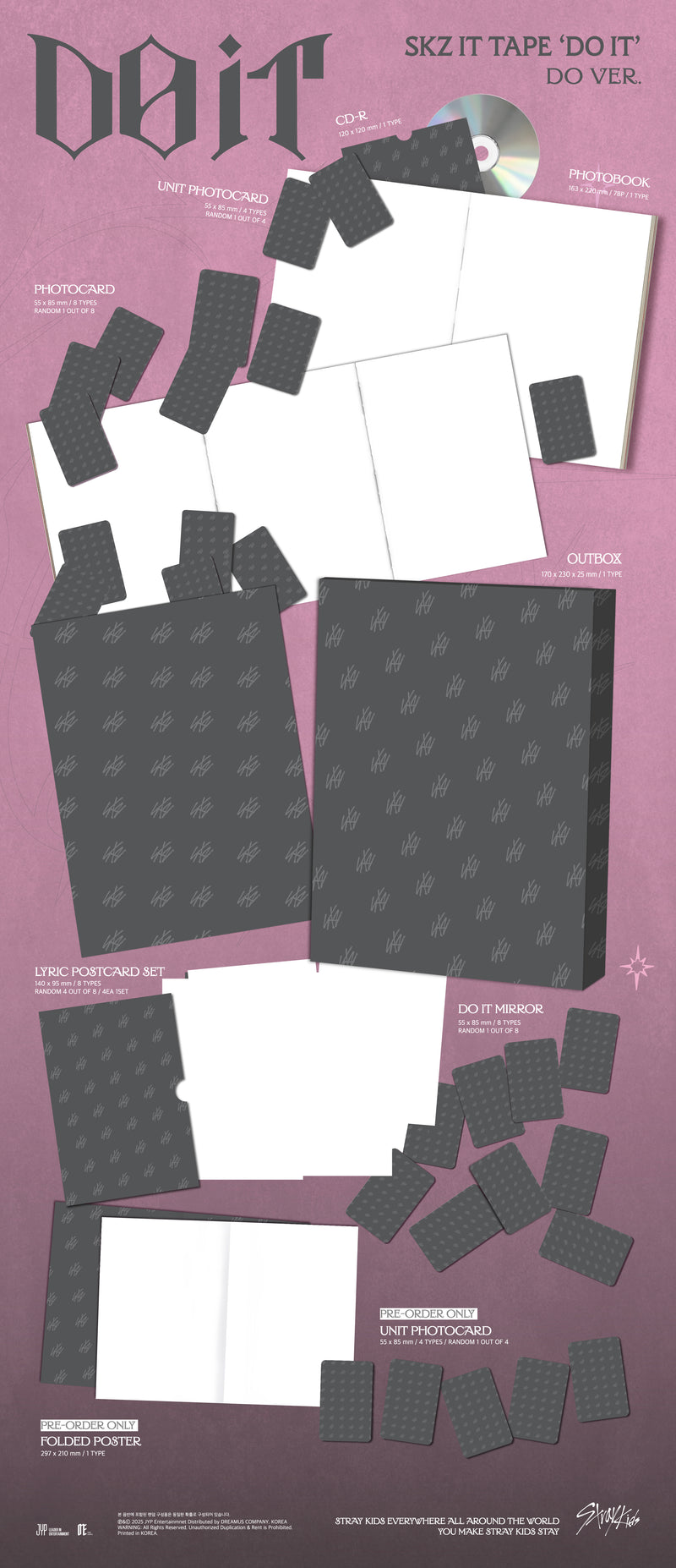 STRAY KIDS - SKZ IT TAPE 'DO IT' (LIMITED VER.)