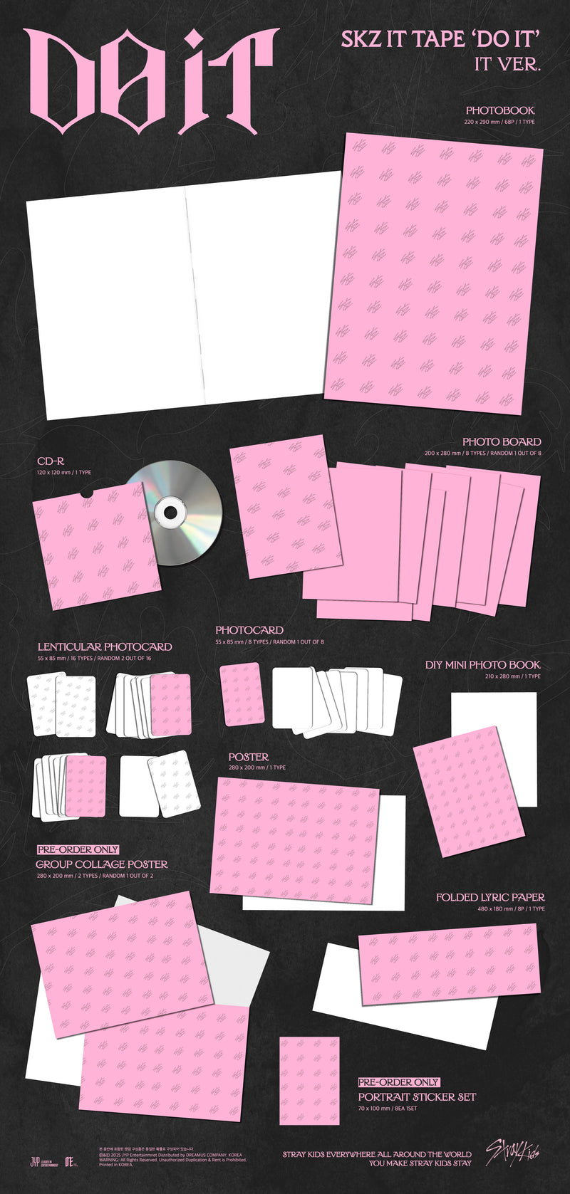 STRAY KIDS - SKZ IT TAPE 'DO IT' (STANDARD VER.)