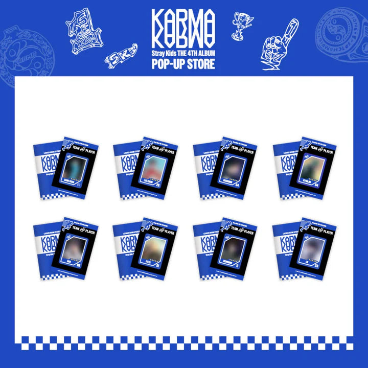 (PREORDER) STRAY KIDS - KARMA POPUP STORE - OFFICIAL MD - LOCKER ROOM STICKER BOOK
