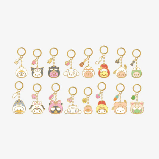 (PREORDER NOV-DEC) STRAY KIDS - SKZOO X SANRIO CHARACTERS - OFFICIAL MD  - METAL KEYRING