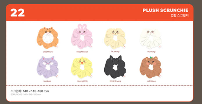 ATEEZ - ANITEEZ IN TREASURE (PLUSH SCRUNCHIE)