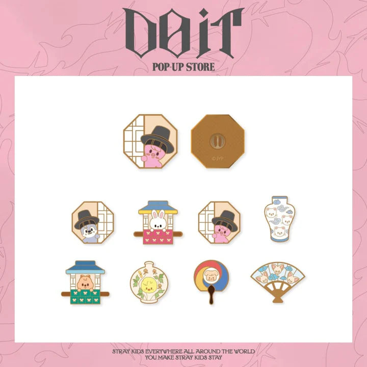 (PREORDER) STRAY KIDS - DO IT POP UP STORE OFFICIAL MD SKZOO BADGE