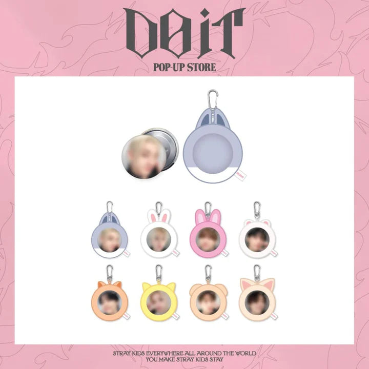 (PREORDER) STRAY KIDS - DO IT POP UP STORE OFFICIAL MD SOFT FACE BADGE & SKZOO COVER SET