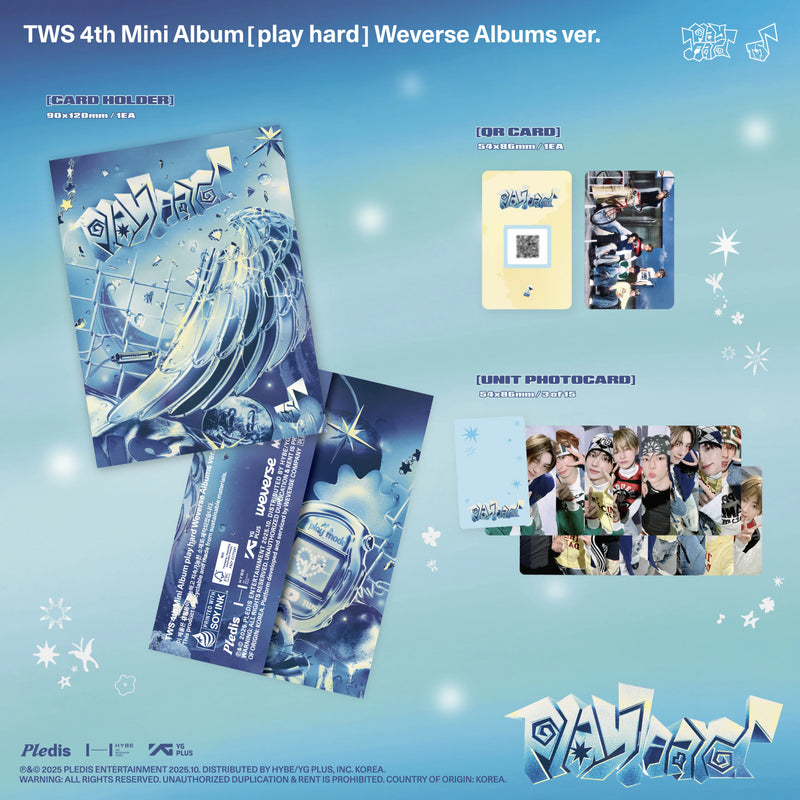 TWS - 4TH MINI ALBUM - PLAY HARD (WEVERSE ALBUM VER.)