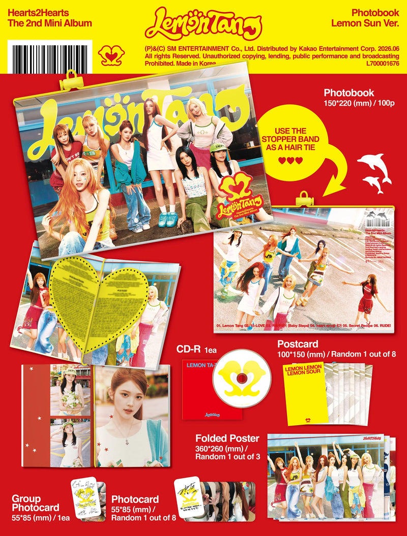 HEARTS2HEARTS - 2ND MINI ALBUM - LEMON TANG