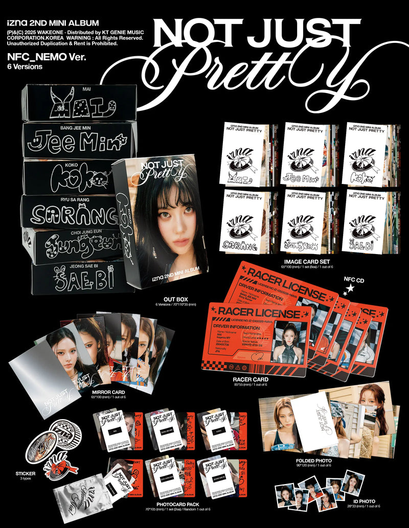IZNA 2ND MINI ALBUM - NOT JUST PRETTY (NFC_NEMO VER.)