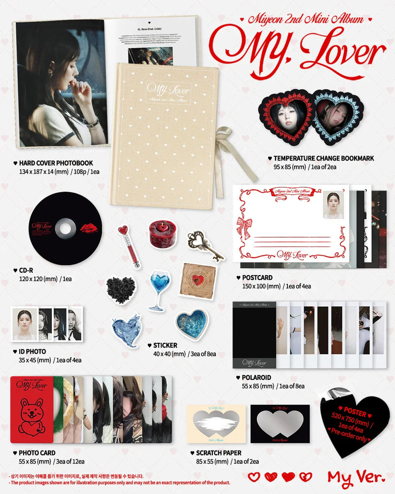 MIYEON - 2ND MINI ALBUM - MY, LOVER