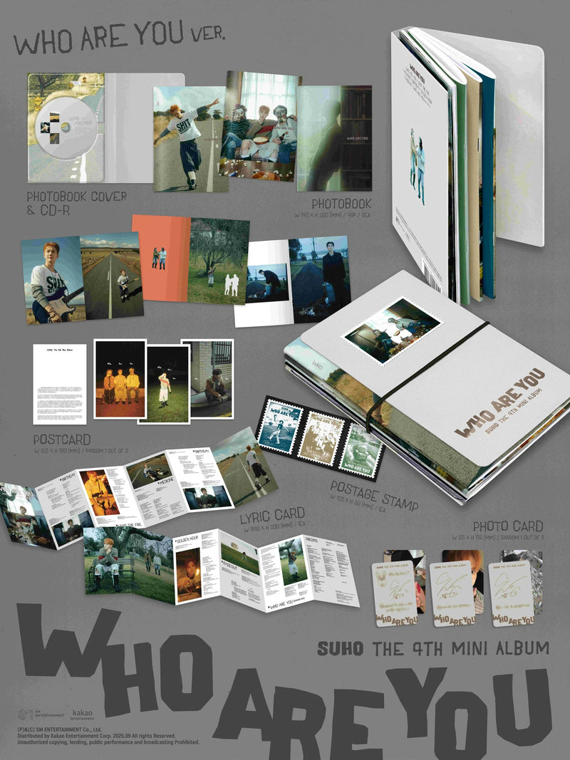 EXO - SUHO - 4TH MINI ALBUM - WHO ARE YOU (WHO ARE YOU VER.)