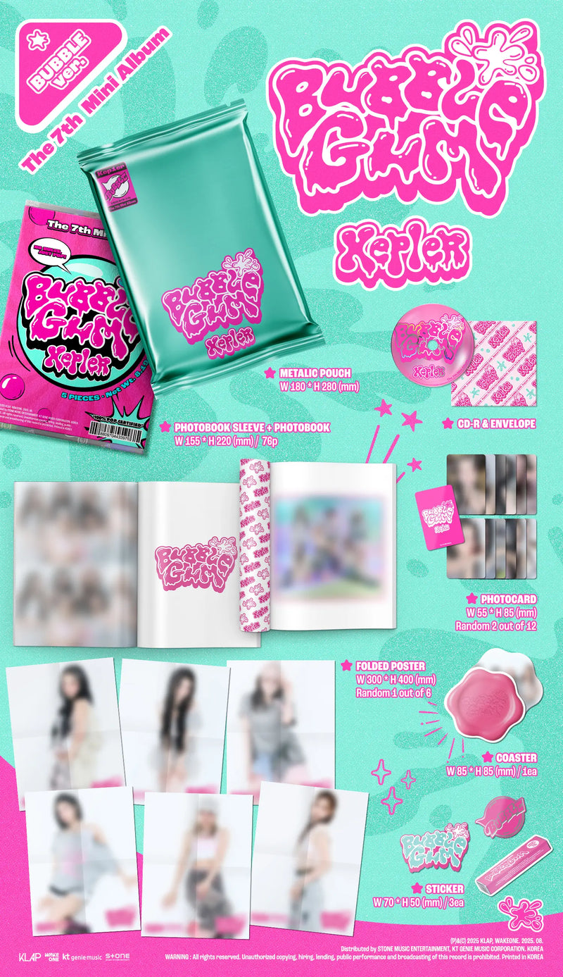 KEP1ER - 7TH MINI ALBUM - BUBBLE GUM