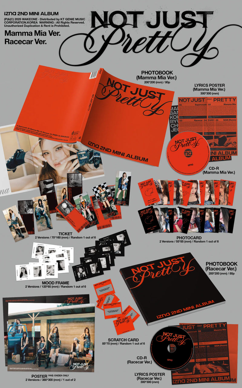 IZNA 2ND MINI ALBUM - NOT JUST PRETTY (PHOTOBOOK VER.)