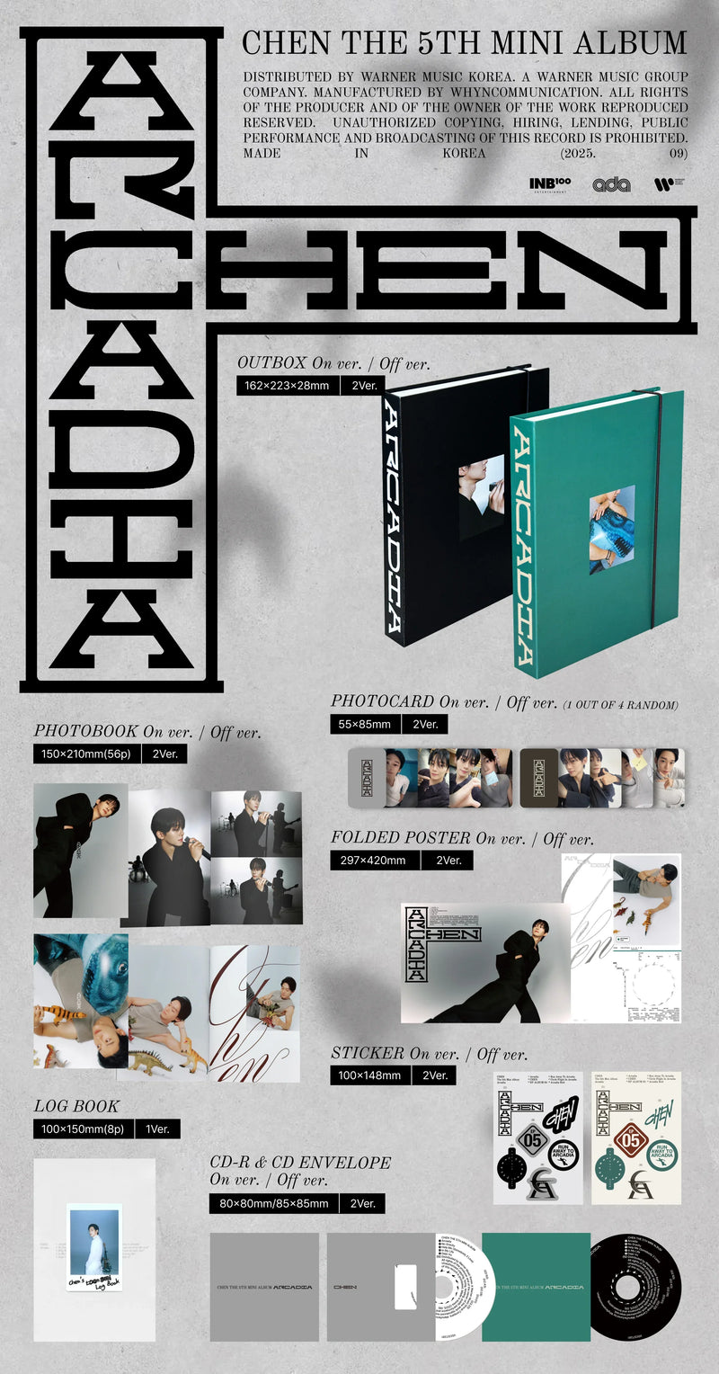 EXO - CHEN - 5TH MININ ALBUM - ARCADIA