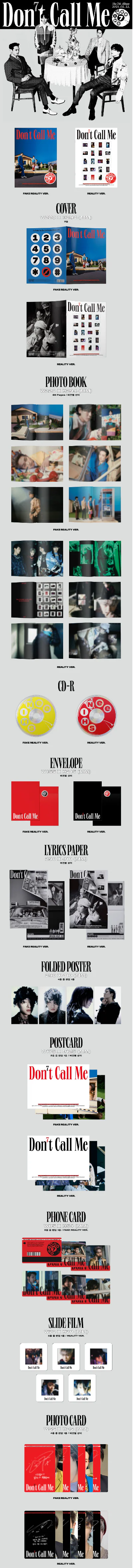 SHINee - 7TH ALBUM - DON'T CALL ME (PHOTOBOOK VER.)