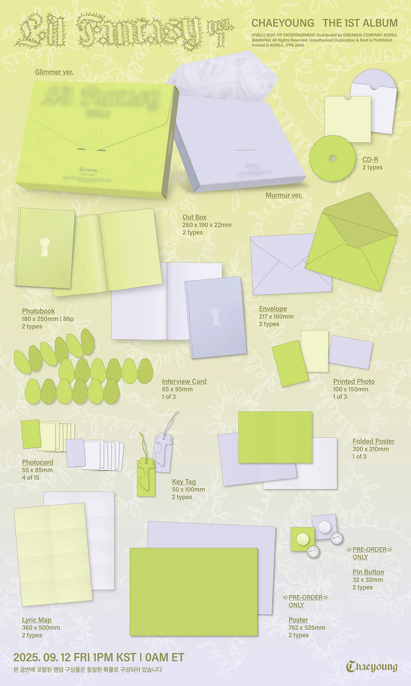 TWICE - CHAEYOUNG - LIL FANTASY VOL.1 (1ST ALBUM)