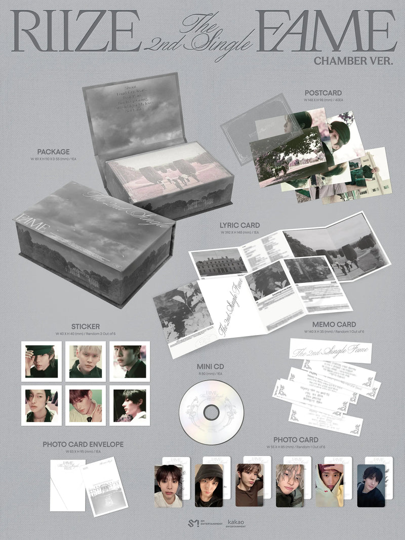 RIIZE - 2ND SINGLE ALBUM - FAME (CHAMBER VER.)