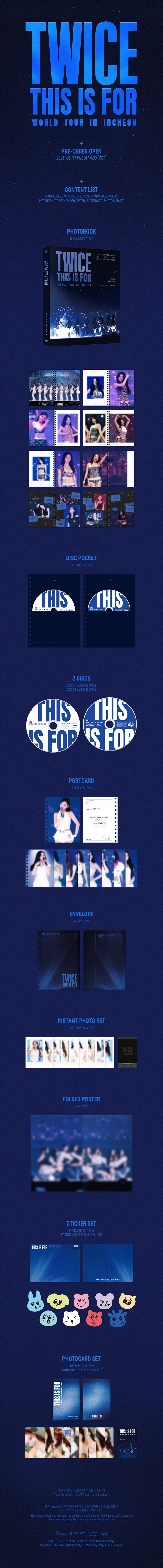 (PREORDER) TWICE - THIS IS FOR - WORLD TOUR IN INCHEON DVD