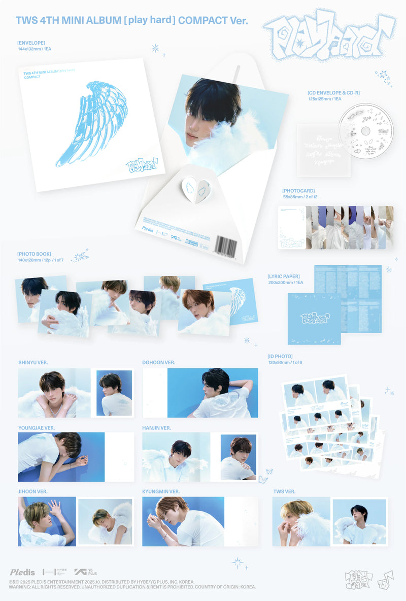 TWS - 4TH MINI ALBUM - PLAY HARD (COMPACT VER.) RANDOM
