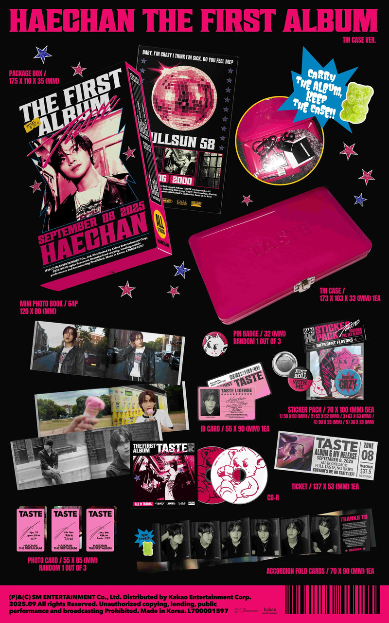 HAECHAN - 1ST ALBUM - TASTE (TIN CASE VER.)