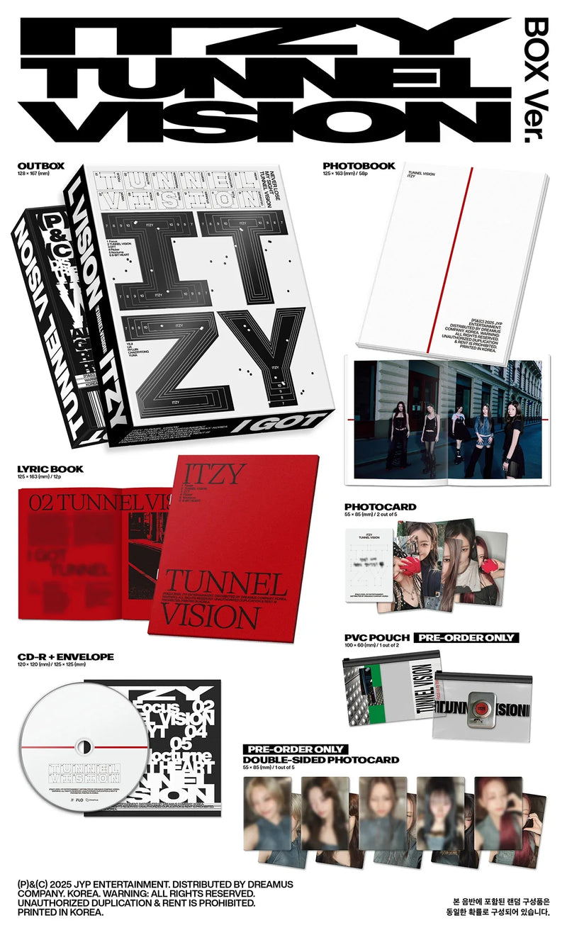 ITZY Album - TUNNEL VISION (Box Ver.)