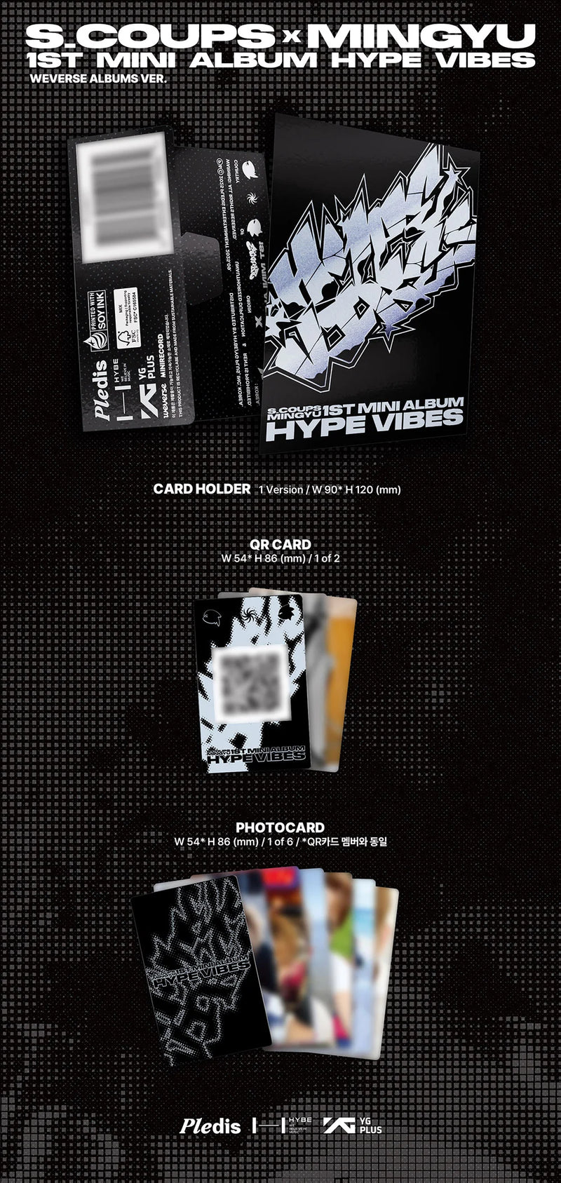 SEVENTEEN - S.COUPS X MINGYU - 1ST MINI ALBUM - HYPE VIBES (WEVERSE ALBUM VER.)