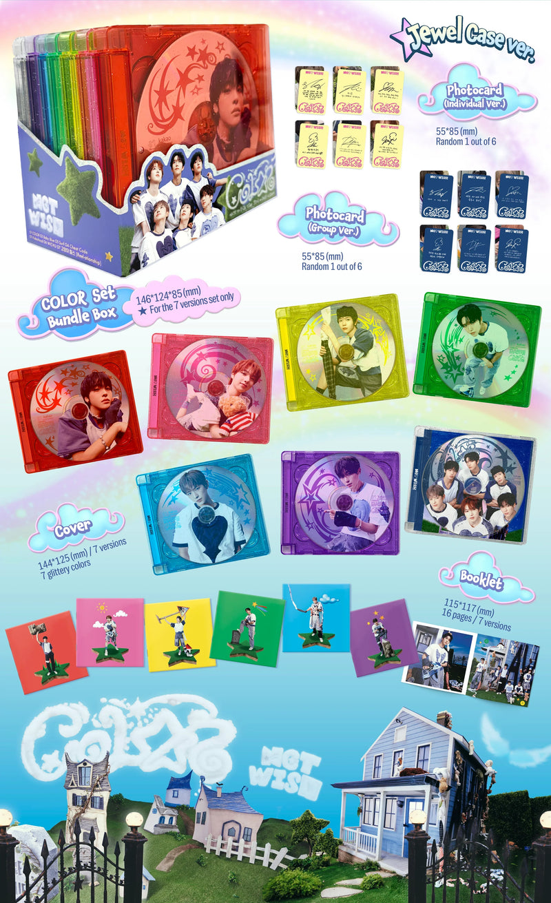 NCT WISH - 3RD MINI ALBUM - COLOR (JEWEL CASE VER.)