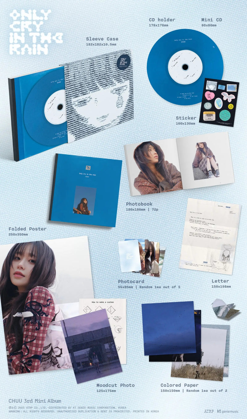 CHUU - 3RD MINI ALBUM - ONLY CRY IN THE RAIN