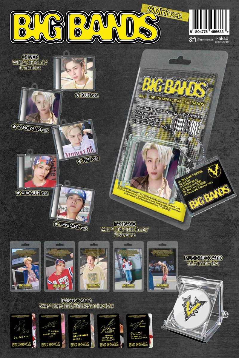 WAYV - 7TH MINI ALBUM - BIG BANDS (SMINI VER.)