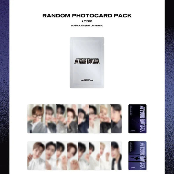 ATEEZ - 2025 WORLD TOUR - IN YOUR FANTASY - RANDOM TRADING CARD PACK