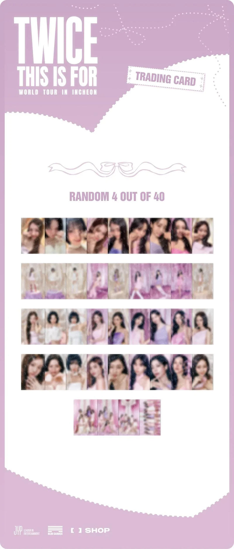 TWICE - Trading Card ['THIS IS FOR' World Tour in Incheon Official MD]