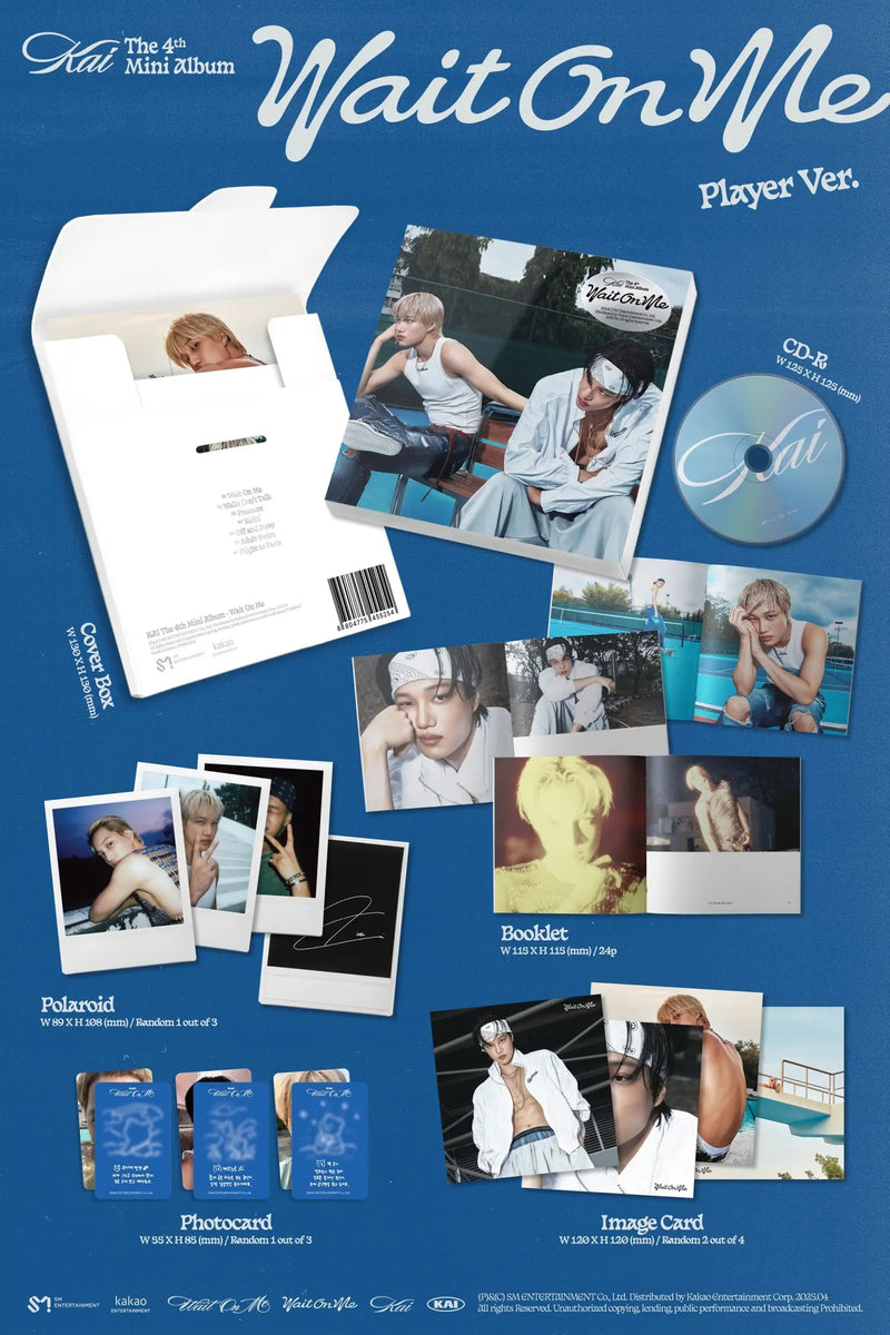 EXO - KAI - 4TH MINI ALBUM - WAIT ON ME (PLAYER VER.)