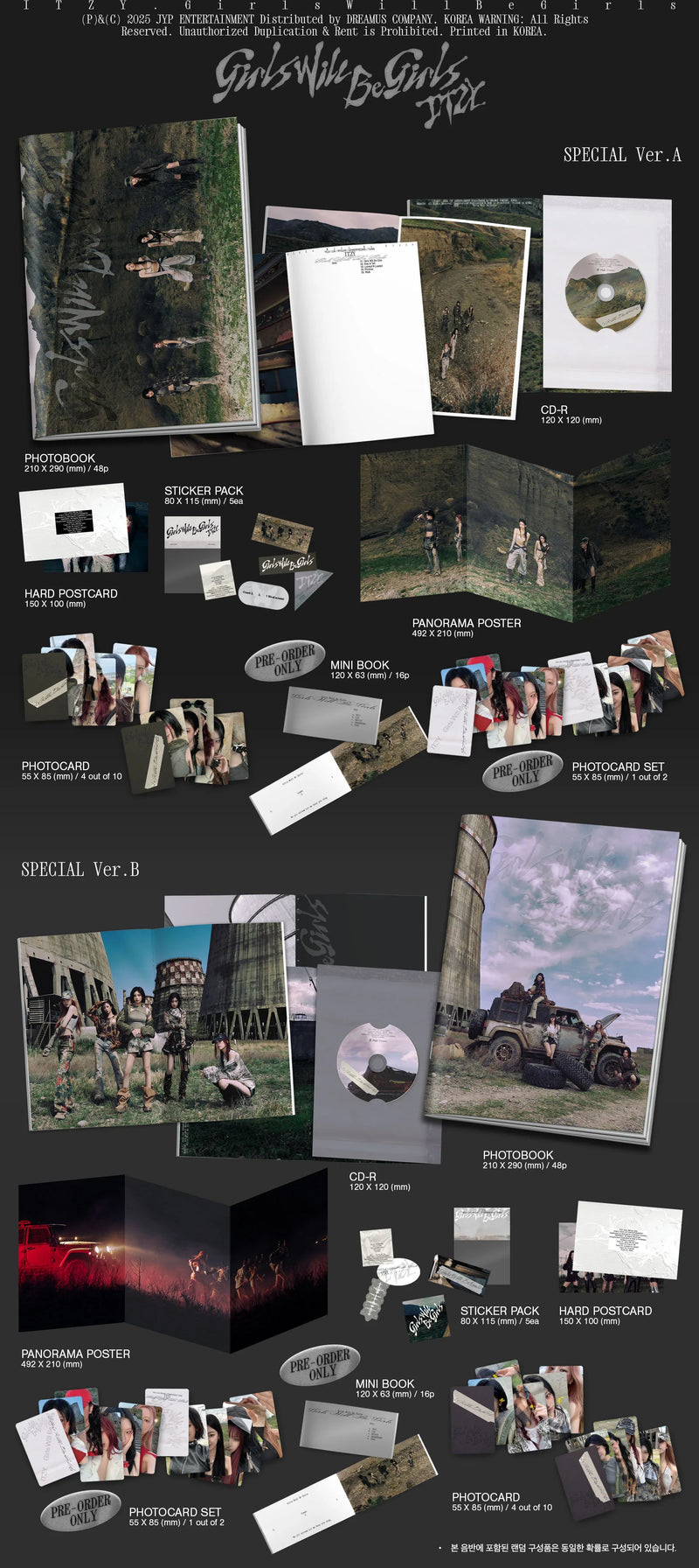 ITZY - ALBUM - GIRLS WILL BE GIRLS (SPECIAL EDITION)