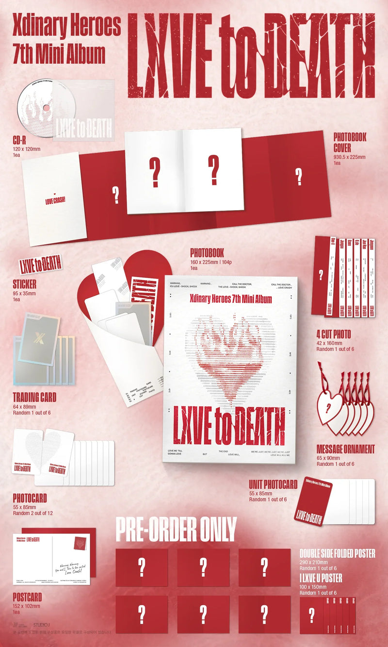 XDINARY HEROES -7TH MINI ALBUM - LXVE to DEATH (Photobook Ver.)